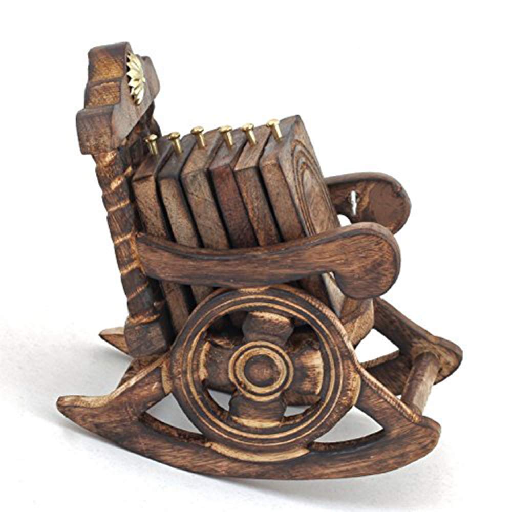 Antique Miniature Chair Wooden Coaster