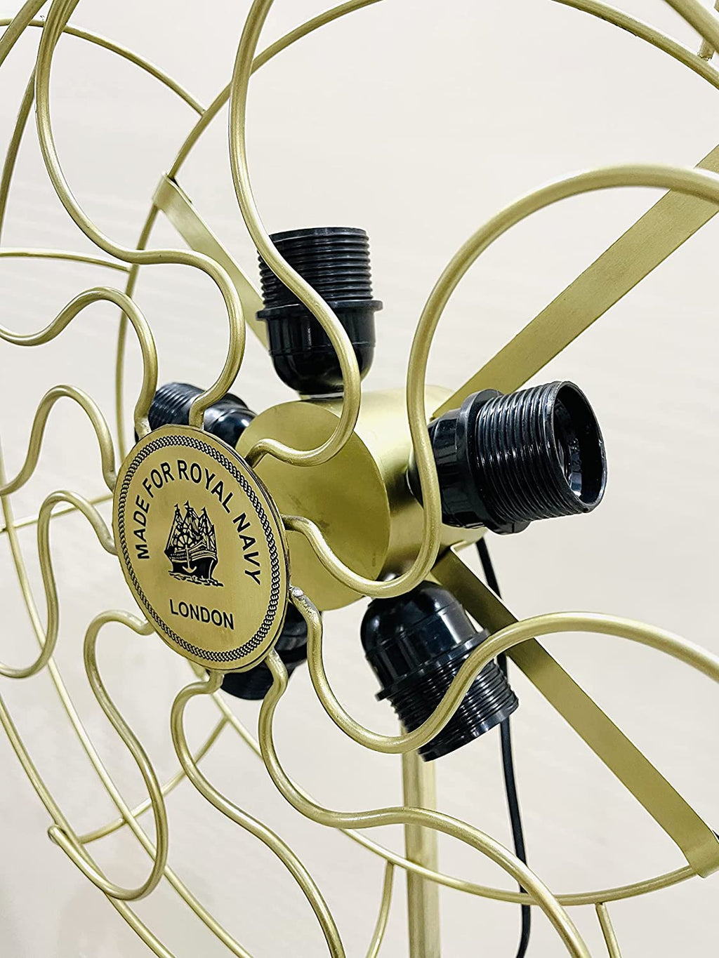 Antique Adjustable Tripod Fan 5 Light Floor Lamp with Morden Looks