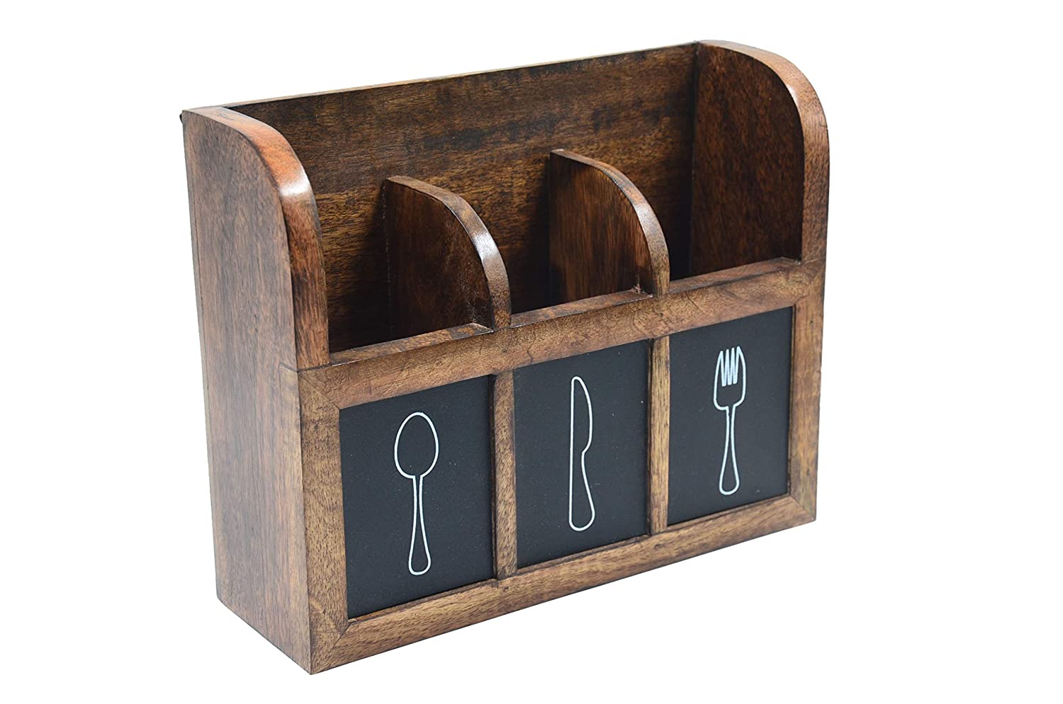 Handcrafted Wooden Cutlery Stand