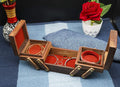 Handcrafted 3 in 1  Wooden Jewelry Box