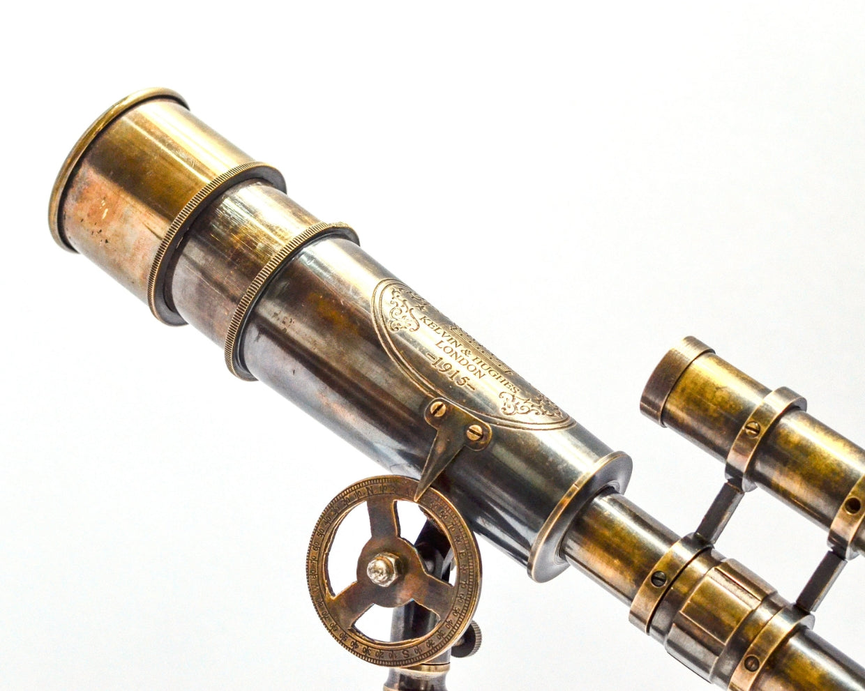 Antique Brass Fully Functional Telescope