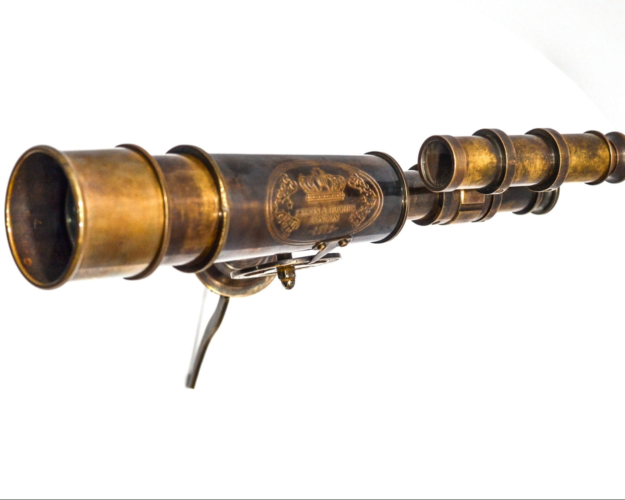 Antique Brass Fully Functional Telescope