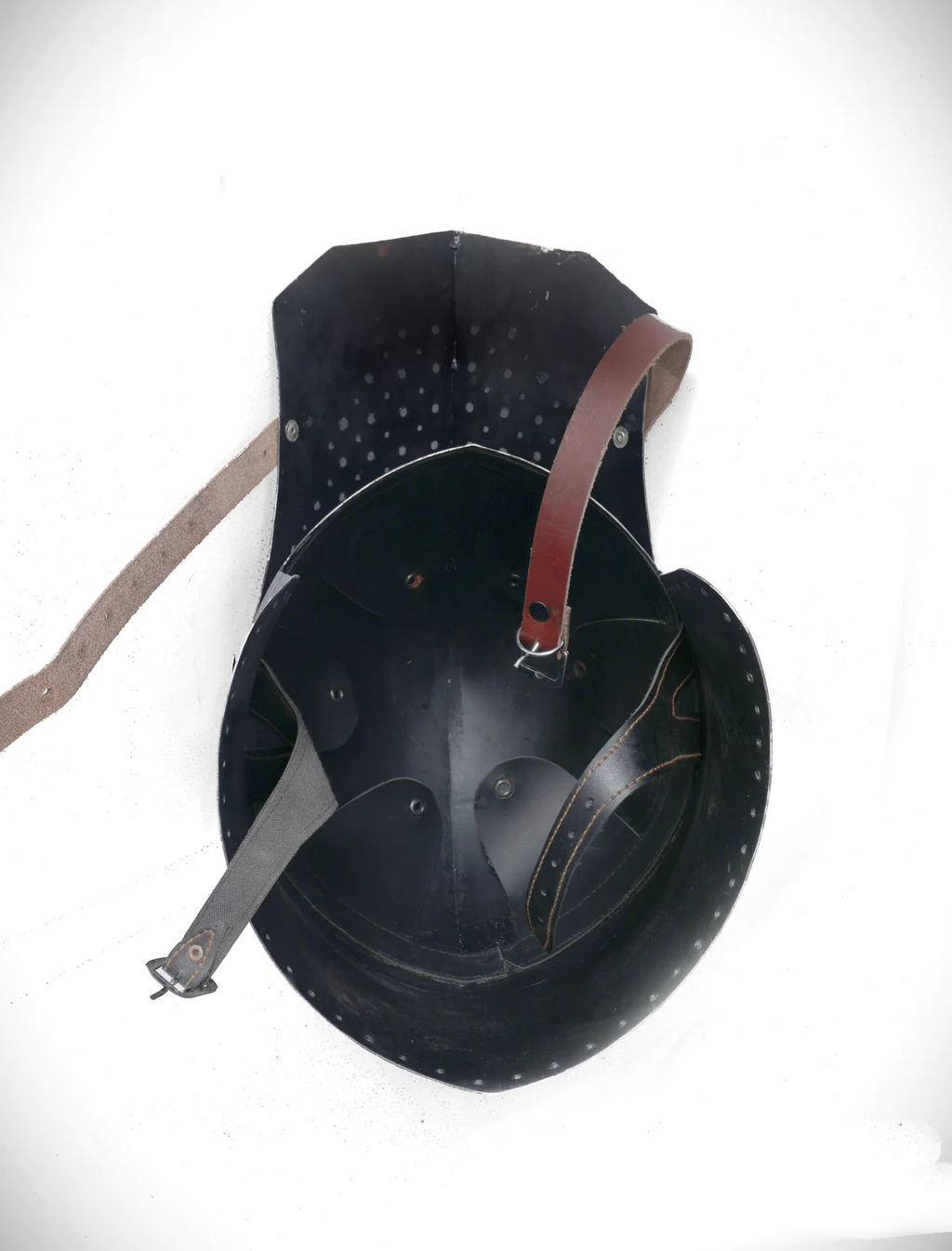 Barbuta Visored Medieval Knights Templar Crusader Helmet (Black) By Kraftsone