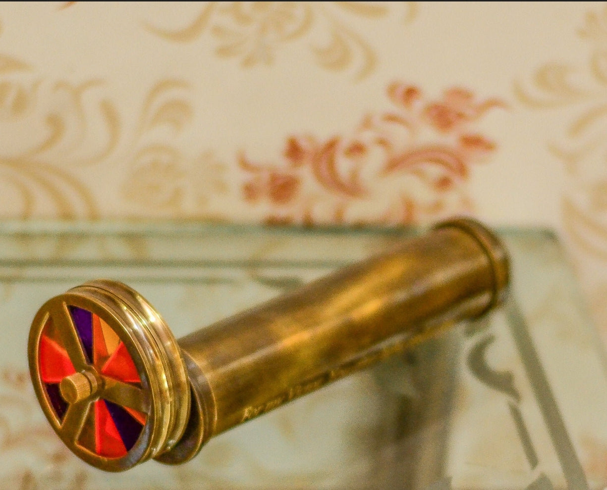 Classic Kaleidoscope || Multicolor Kaleidoscope || Gold Brass Kaleidoscope
