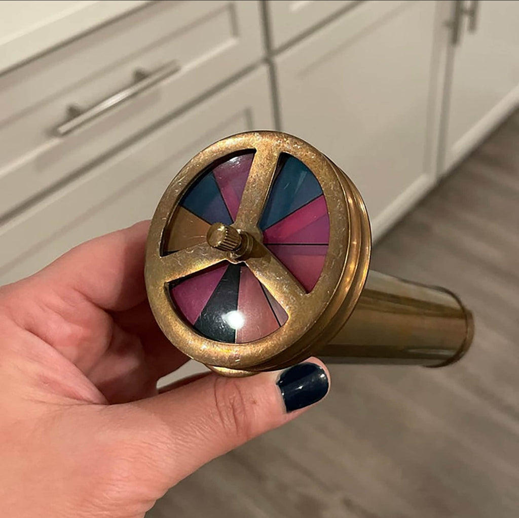 Classic Kaleidoscope || Multicolor Kaleidoscope || Gold Brass Kaleidoscope