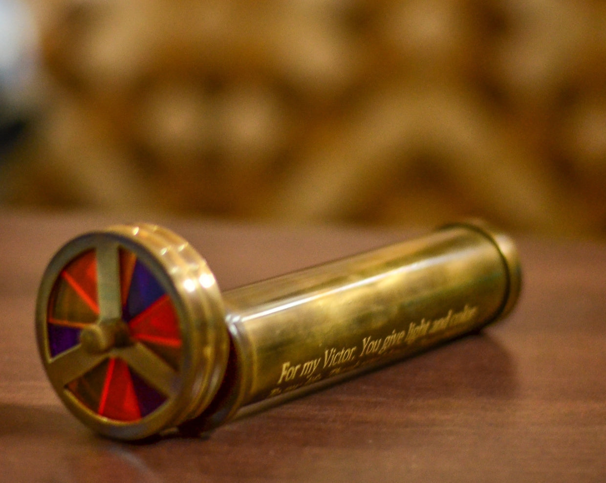 Classic Kaleidoscope || Multicolor Kaleidoscope || Gold Brass Kaleidoscope