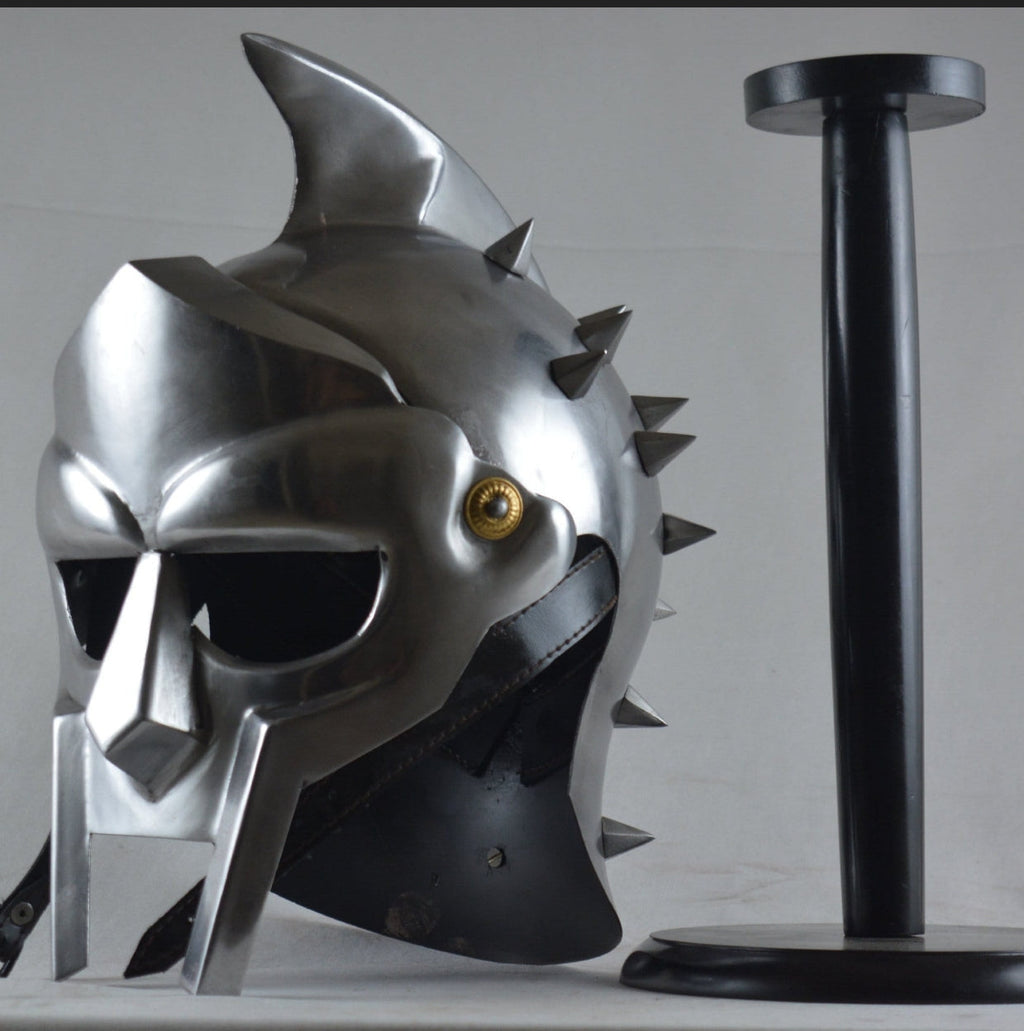 Gladiator Maximus Arena Helmet || Medieval Wearable Mens Helmet Full Size