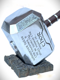 God Of Thunder Metal Hammer - Inscribed Hammer 1:1 Replica By Kraftsone