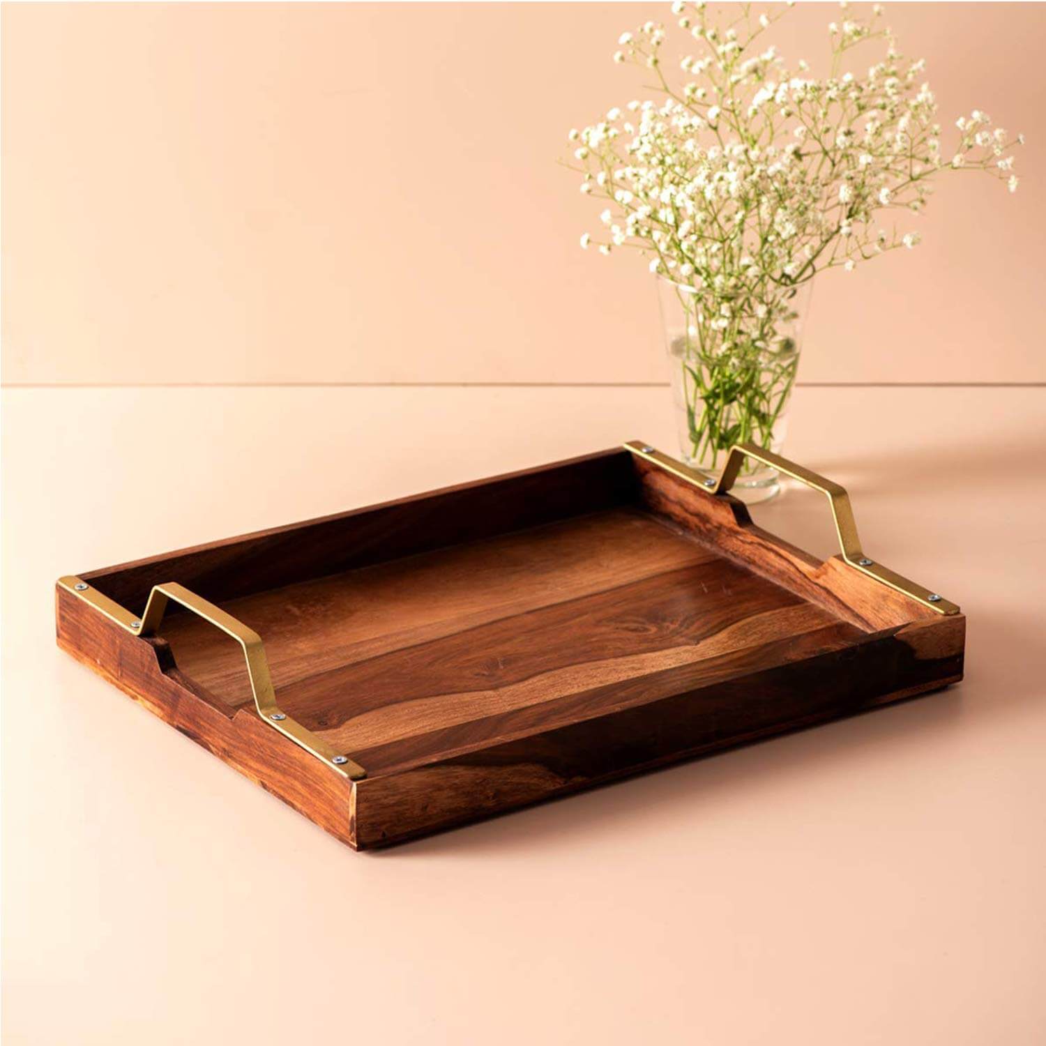 Kraftsone Cutlery Stand and Serving Tray Combo || Water Resistant