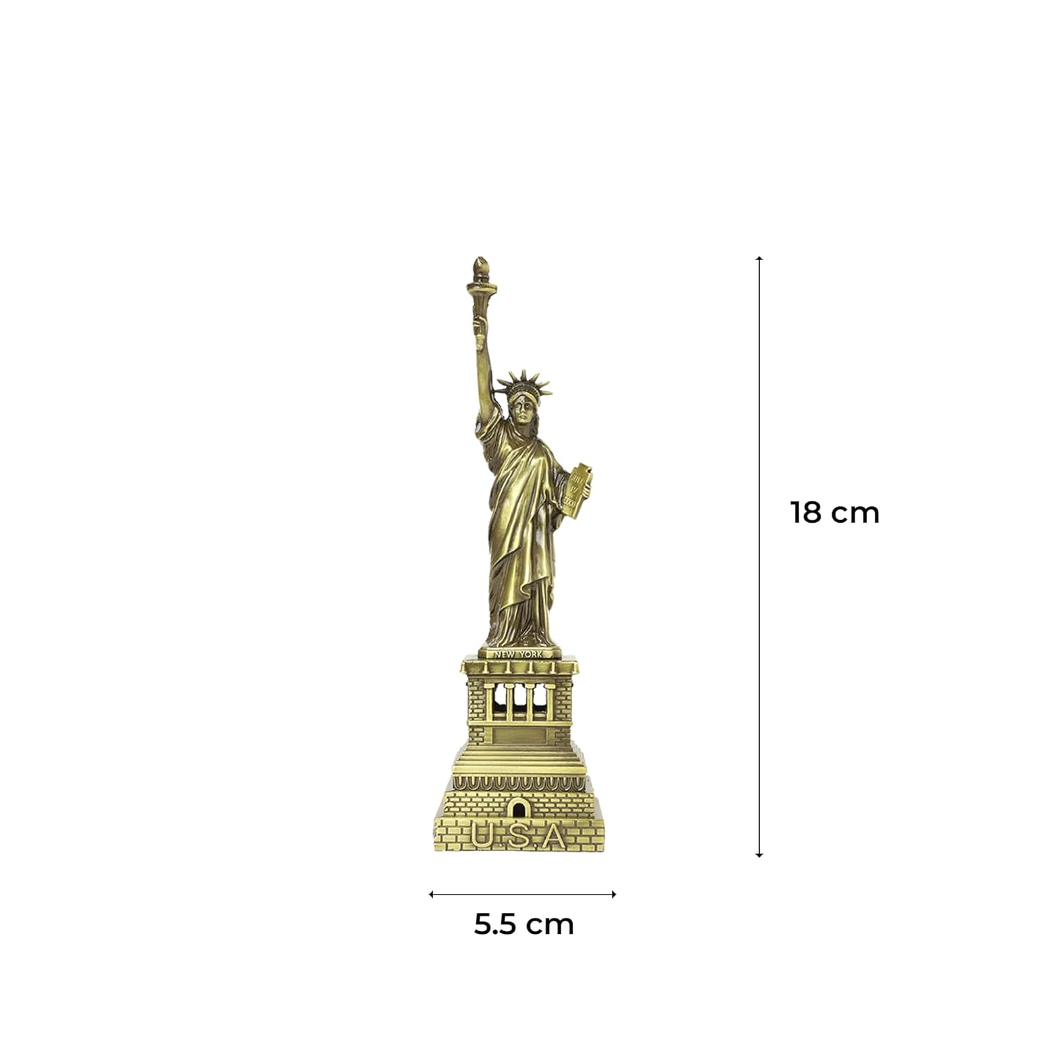 Eiffel Tower Big Ben & Statue of Liberty Set of 3 For Home Decor