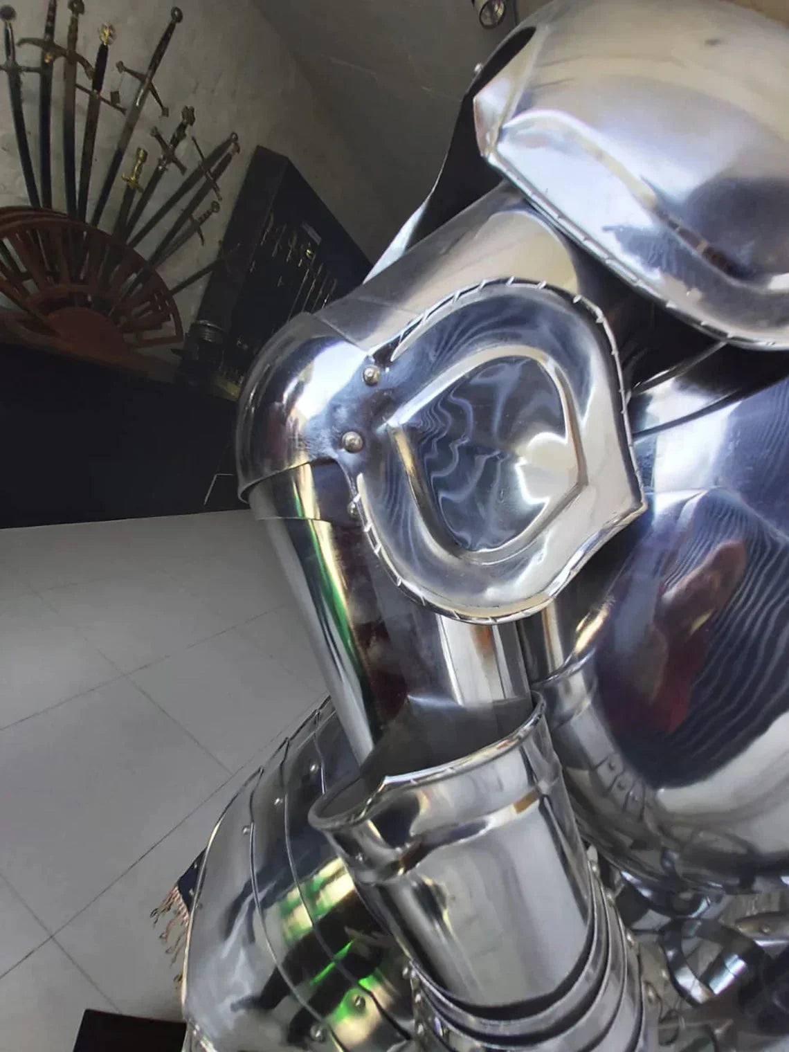 HANDCRAFTED ARMOUR REAL STEEL KNIGHT FULL BODY SUIT- BY KRAFTSONE