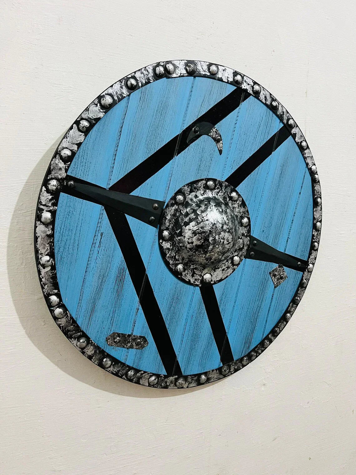 Handcrafted Legartha Shield-Maiden Viking Shield - Kraftsone