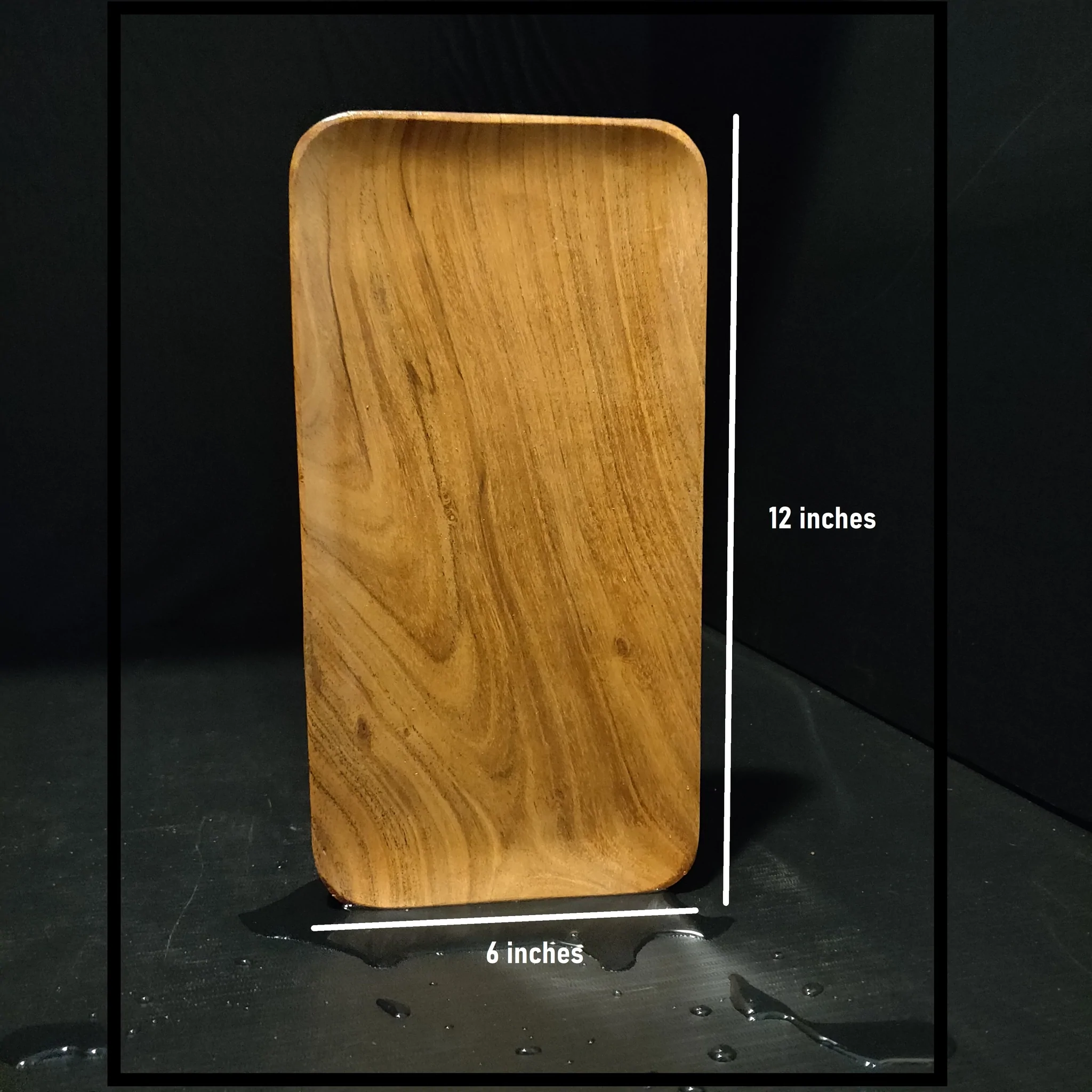 Kraftsone  Acacia Wood Serving Platters II Food Grade & Water Resistant