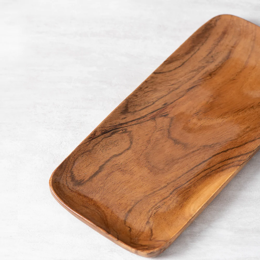 Kraftsone  Acacia Wood Serving Platters II Food Grade & Water Resistant