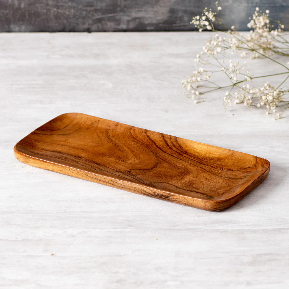 Kraftsone  Acacia Wood Serving Platters II Food Grade & Water Resistant